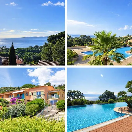 Vue Exceptionnelle, Terrasse, Piscines Et Tennis Domaine Au Calme Appartement Les Issambres